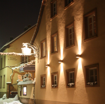 Weingut im Winter